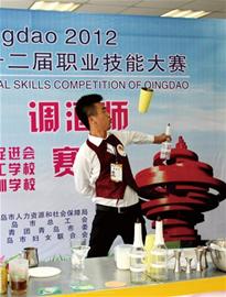 全國調酒高手青島爭狀元 月薪6000供不應求