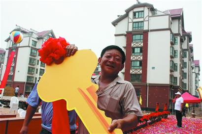 惜福鎮街道院后社區改造分房