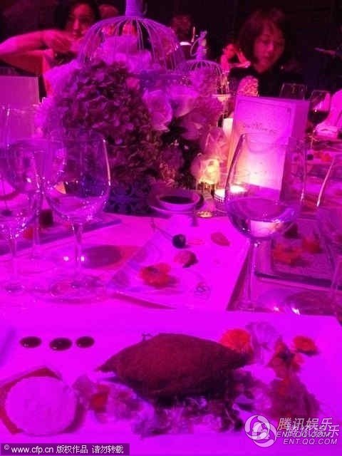 郭晶晶霍啟剛婚宴內場曝光