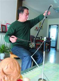 六旬老人傳授失傳嶗山道樂 六旬老人傳授失傳嶗山道樂