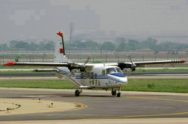 資料圖：中國海監裝備的運-12飛機。