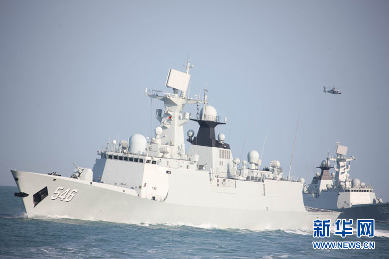 海軍遠海訓練編隊圓滿完成訓練任務返回青島